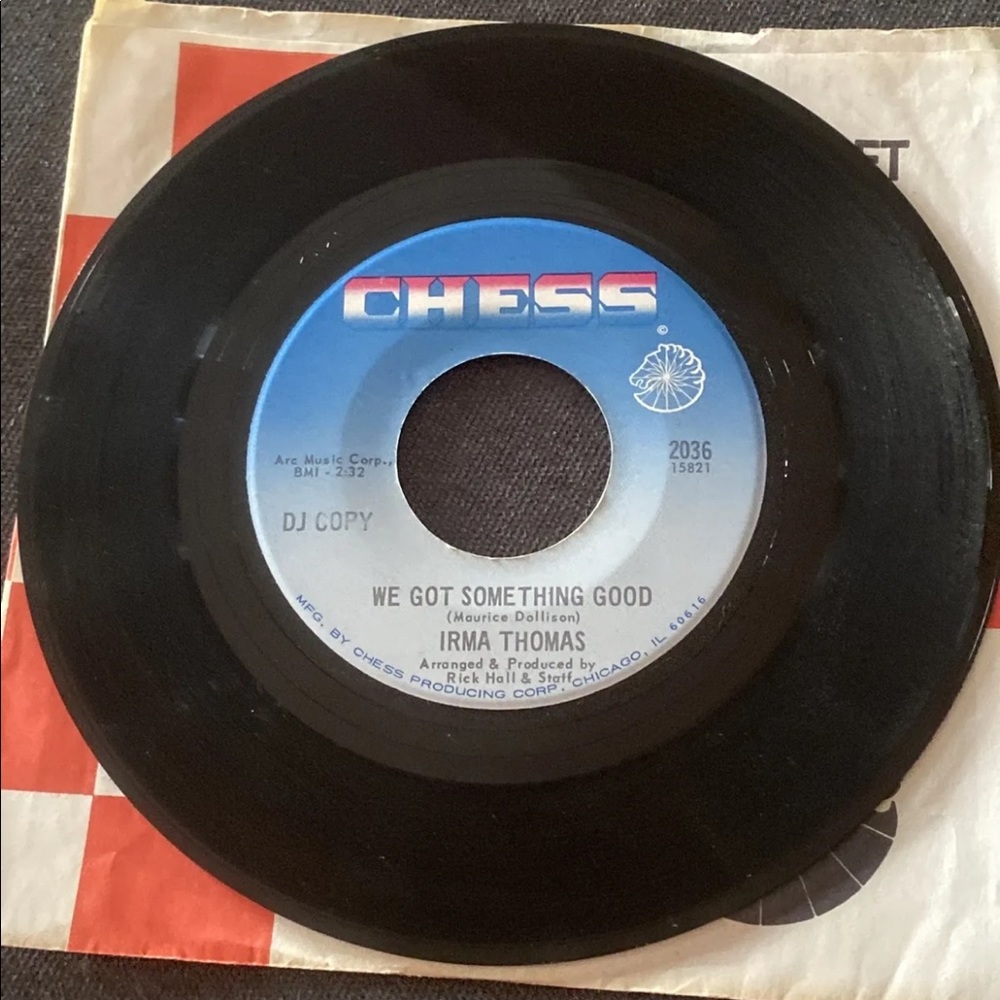 Irma Thomas Good To Me / We Got Something Good 45 Rpm DJ Copy Chess Records